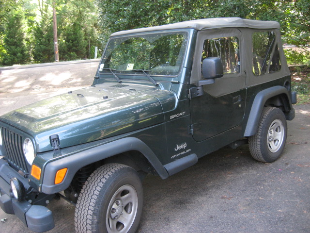 And Robbo's Jeep after the new rag top Oh, ha ha ha ha…… I must confess . Precise handling and reliability.
