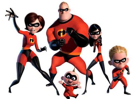 the incredibles characters re-creation